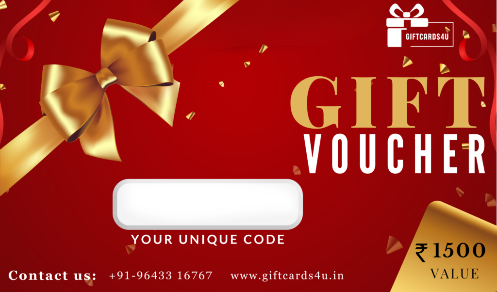 Gift Vouchers valued at 1500 units offer recipients the flexibility to choose their preferred items or experiences from a diverse range. Whether used for shopping, dining, or entertainment, these vouchers provide a thoughtful and versatile gift option. With a value of 1500, recipients can enjoy the freedom to select something they truly desire, making it a personalized and appreciated present for various occasions