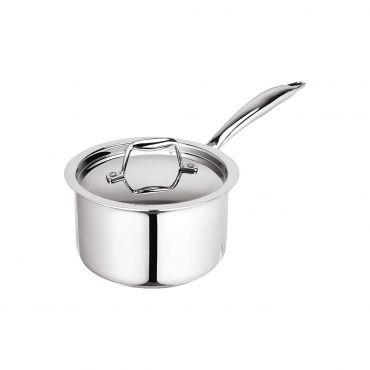 The Regal Sauce Pan with Lid, measuring 14cm in diameter, is a high-quality cookware piece designed for a variety of cooking tasks. These saucepans are typically made from materials like stainless steel or non-stick coated aluminum, ensuring even heat distribution and retention. The included lid helps control heat and flavors during cooking, making this saucepan ideal for tasks such as heating sauces, boiling small quantities of food, or simmering ingredients. The 14cm size indicates it's a small saucepan, suitable for precise and controlled cooking needs. The "Regal" branding may indicate a specific brand known for its quality kitchenware products. This saucepan is a practical addition to your kitchen for a range of culinary requirements.A 14cm saucepan is generally on the smaller side and is suitable for heating and simmering small to moderate quantities of liquids. It's a versatile kitchen tool for tasks like making sauces, reheating leftovers, or preparing oatmeal, rice, or small portions of pasta.