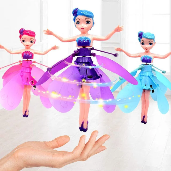 The Sensor Flying Doll is a interactive toy that incorporates sensors for motion detection, allowing it to respond to movement. This doll is typically designed to fly or hover in the air, responding to gestures or proximity. It often features a whimsical and charming design, making it an engaging and entertaining plaything, particularly for children. The use of sensors adds an interactive element, providing a unique and dynamic experience for users as the doll responds to their movements.