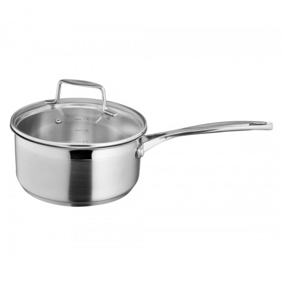 The ARTTDINOX Sauce Pan with Lid is a high-quality cookware piece designed by the renowned brand ARTTDINOX. It's a versatile and durable saucepan that comes with a matching lid, making it suitable for various cooking tasks. This saucepan is crafted with attention to detail, ensuring its longevity and performance in the kitchen. It's an essential addition to any kitchen, offering convenience and style in your cooking endeavors.A saucepan is a versatile and commonly used kitchen utensil, typically made of metal, such as stainless steel, aluminum, or copper. It is characterized by its deep, round, and straight-sided design, which makes it ideal for a variety of cooking tasks