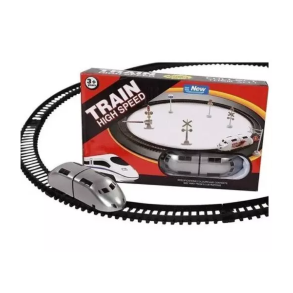 Your children are guaranteed to be kept occupied for hours with this fun imaginative toy train set; Require 2 AA batteries which not included with package