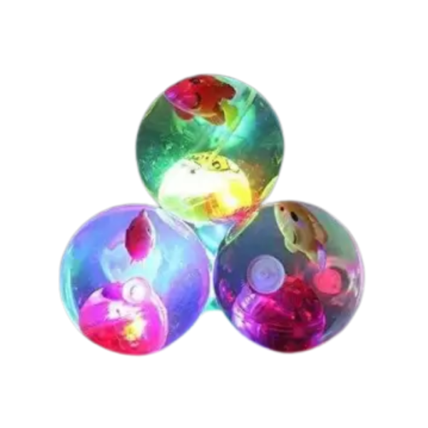 Colorful & Attractive LED Flashing Water Filled Bouncing Balls amaze kids and it will fun time for kids to play with this cute toy