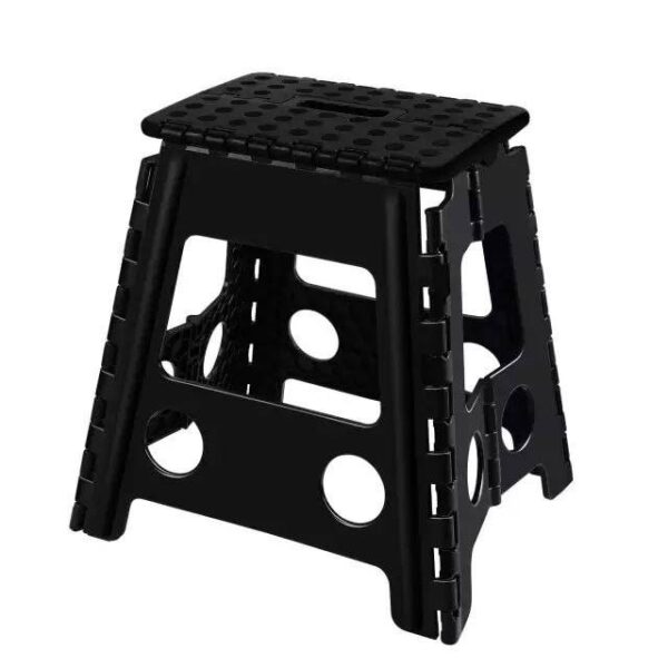The 18-inch foldable stool is a convenient and portable seating solution designed for easy storage and transport. With a height of 18 inches, this stool offers a comfortable and versatile seating option for various activities. The foldable design allows it to be compactly folded when not in use, making it ideal for saving space in small living areas or for on-the-go use. Its sturdy construction ensures stability, and the foldable feature adds practicality for both indoor and outdoor settings. This stool is a practical choice for individuals seeking a lightweight, space-saving seating solution.