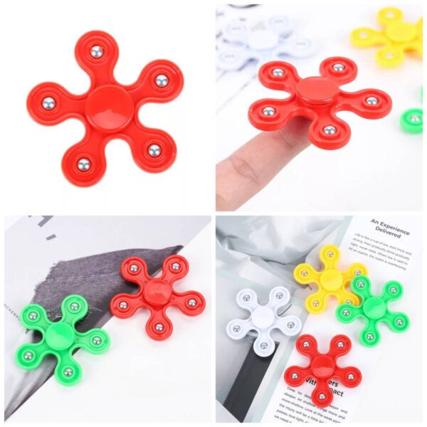 The Plastic Spinner is a hand-held toy designed for stress relief and entertainment. Made from plastic, it typically consists of a central bearing with arms that can be spun manually. The spinning motion provides a satisfying tactile experience and is often used as a fidget toy to help alleviate stress or anxiety. Plastic spinners come in various designs and colors, offering a lightweight and portable option for individuals seeking a simple yet effective tool for relaxation and focus.