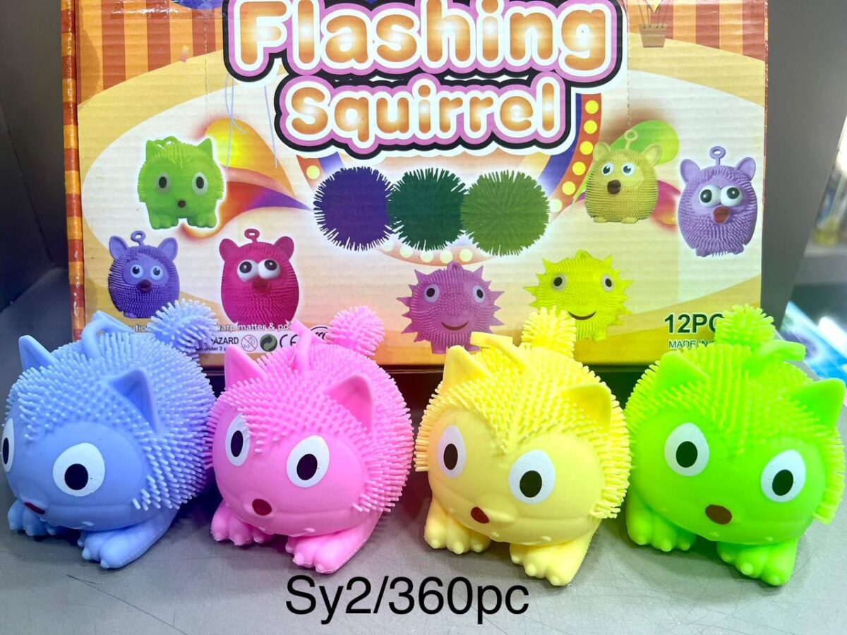 The SY-5 Squeeze Ball, Pack of 12pcs, is a set of stress-relief toys. Each ball is typically soft and squeezable, providing a tactile and comforting experience. The pack of 12pcs offers a bulk option, suitable for distribution or use in various settings. Squeeze balls are commonly used as fidget toys, allowing users to squeeze and manipulate them to alleviate stress and tension. The SY-5 Squeeze Ball set offers a simple and portable solution for individuals seeking stress relief through tactile stimulation, providing multiple units for convenience and versatility.