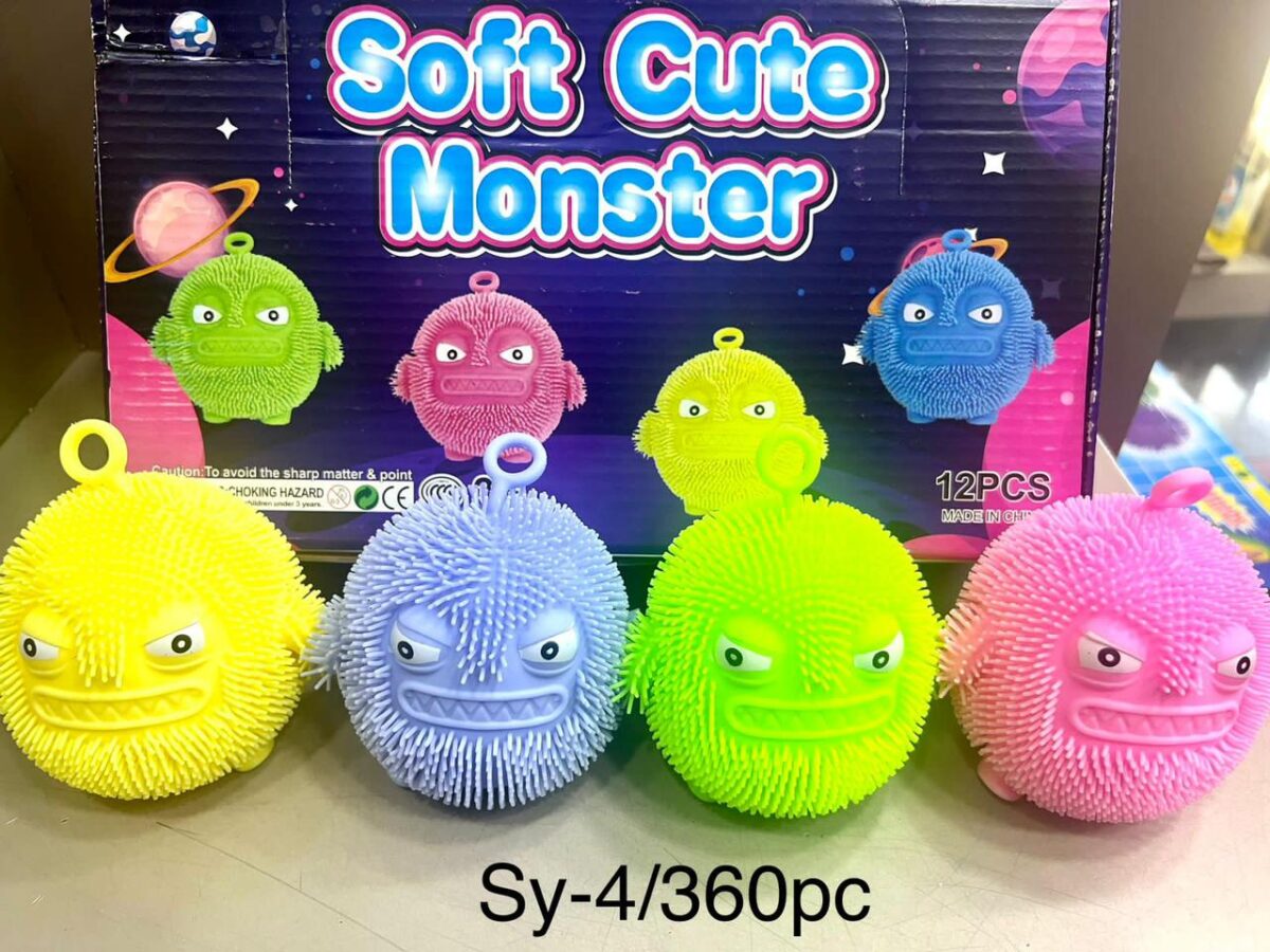The SY-4 Squeeze Ball, Pack of 12, is a stress-relief toy set. Each ball is soft and squeezable, providing a tactile and comforting experience. The pack of 12 offers a bulk option for various applications. These squeeze balls are commonly used as fidget toys, allowing users to manipulate them to alleviate stress and tension. Portable and convenient, the SY-4 Squeeze Ball set is designed to provide a simple solution for stress relief and tactile stimulation, offering multiple units for distribution or personal use.