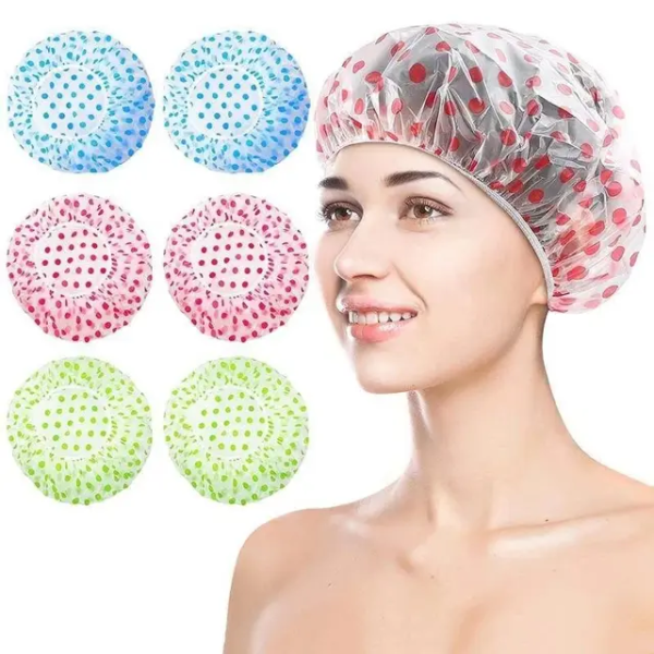 The Disposable Ladies Shower Cap (Set of 6) offers a convenient and hygienic solution for hair protection during showers. Designed for one-time use, these caps are lightweight and easy to dispose of after use. The set includes six shower caps, making it a practical choice for travel or single-use situations. With an elasticated band, these caps provide a secure fit to keep hair dry and protected. The set is ideal for those who prioritize cleanliness and convenience in their personal care routines.