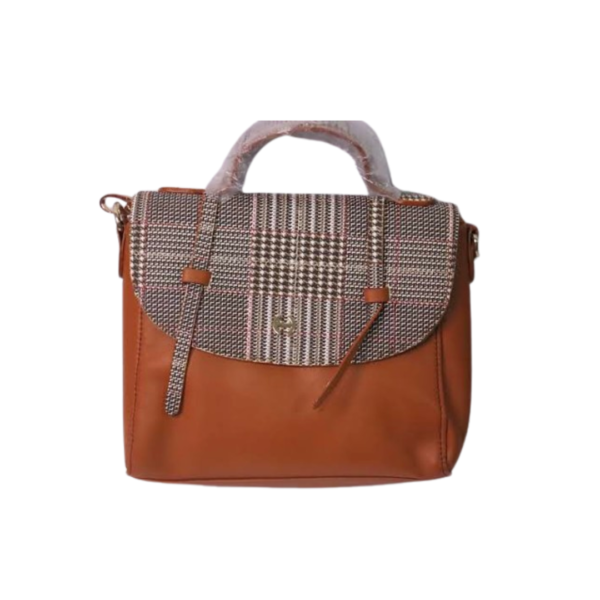 The spacious interior of the handbag provides ample room for essentials, making it practical for everyday use. The carefully chosen materials ensure durability, while the tasteful design elements contribute to its overall aesthetic appeal. The Liberty Brown Colored Women's Hand Bag is a chic and practical accessory for women who appreciate both style and utility in their fashion choices.