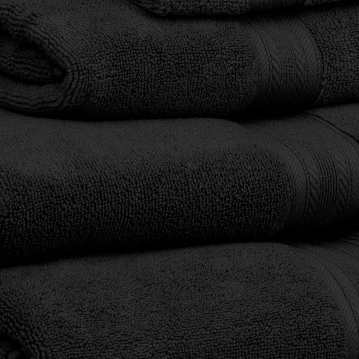 PACKAGE CONTAIN: 1 Piece Bath Towel||MATERIAL: Cotton, COLOR: Black BETTER WATER ABSORPTION: Terry towel material allows for maximum absorbency. Perfect for poolside, bathroom, Beach, salon, college dorm room essentials , spa, wedding resgisry or gym use. LIGHTWEIGHT LASTING PRIME QUALITY: 100% soft cotton ring for softness. The hotel quality towel is lightweight and durable, quick dry and 100% cotton is resistant to wear while remaining soft. VERSATILE USE: These extra-absorbent towels can be just hanging around waiting for you, ready to fulfill their duty in making you feel pampered, Practical for quick drying, ample coverage and comfortable lounging. EASY TO CARE: Machine washable, easy to care and clean. These towels are specially processed to make the dryer take less time, thus saving time and energy costs.