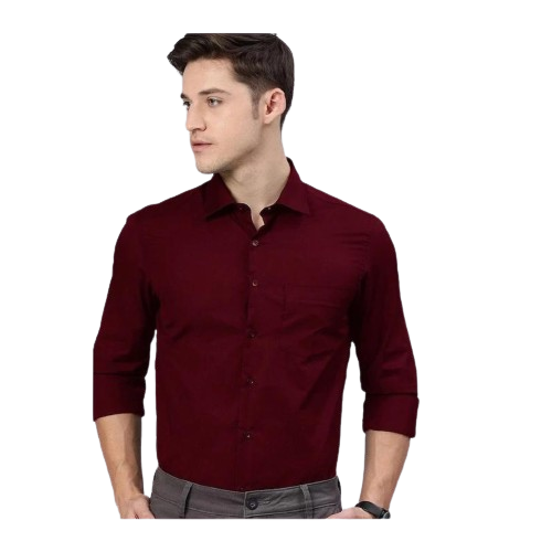 Elevate your casual wardrobe with this impeccably crafted Men's Solid Casual Maroon Shirt. Designed for the modern Indian gentleman, this shirt seamlessly blends style and comfort. The rich maroon hue adds a touch of sophistication, making it a versatile choice for various occasions