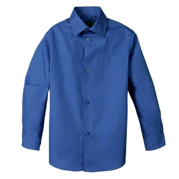The Spring Notion Boy’s Cotton Blend Long Sleeve Shirt in Royal Blue is a stylish and comfortable attire for young boys. Made from a blend of cotton, this shirt ensures a soft and breathable feel, making it suitable for various occasions. The long sleeves provide additional coverage, making it ideal for both casual and semi-formal settings. The royal blue color adds a touch of sophistication, making your little one stand out in style. Perfect for any festive celebration or family event, this shirt combines comfort and fashion effortlessly
